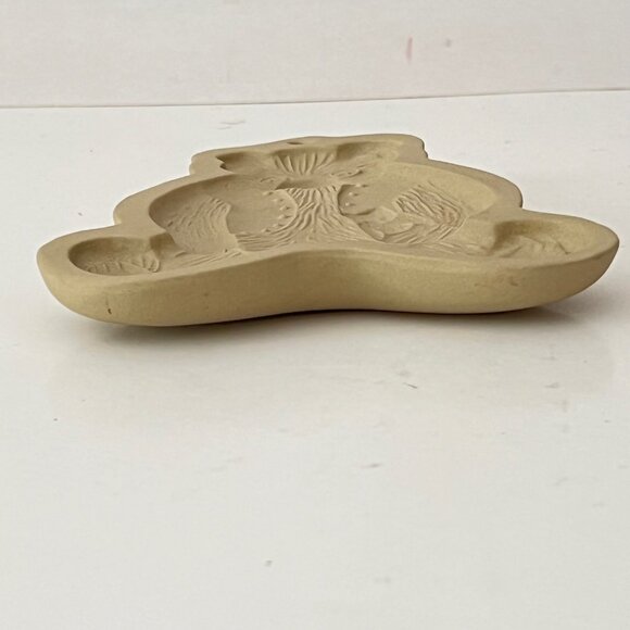 Vintage Brown Bag Stoneware Cookie Mold Collection: Teddy Bear, Circa 1984 - Picture 6 of 11